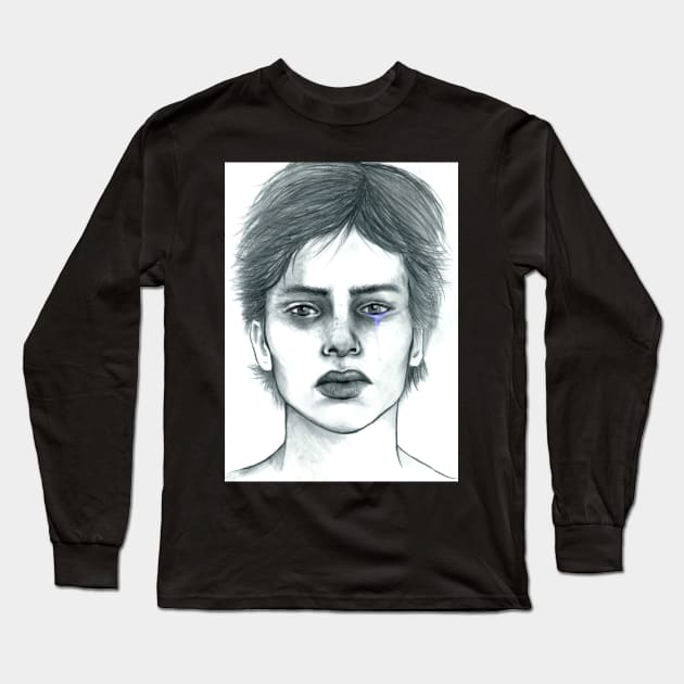 Just another sad boy Long Sleeve T-Shirt by matan kohn